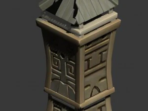 cartoon world - wan no border 04 3D Model