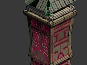 cartoon world - wan no border 04 3D Model