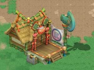 cartoon world - martial arts 3D Model
