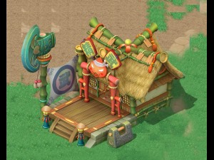 cartoon world - martial arts 3D Model