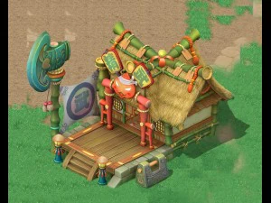 cartoon world - martial arts 3D Model