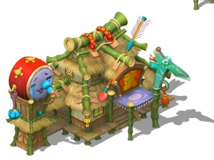 cartoon world - shop Modèle 3D