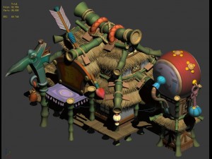 cartoon world - shop Modèle 3D