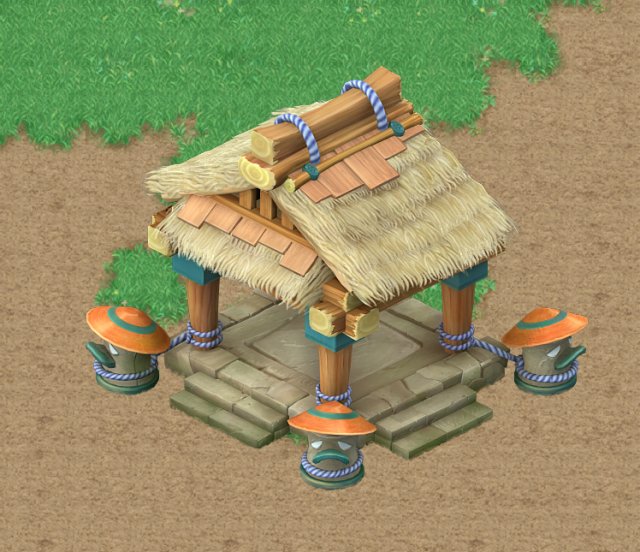 cartoon world - small pavilion 04 Modello 3D .c4d .max .obj .3ds .fbx .stl .blend 
