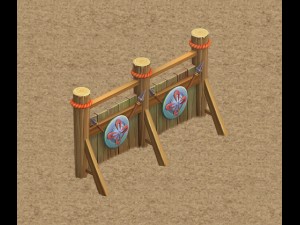 cartoon world - small wall 0204 3D Model