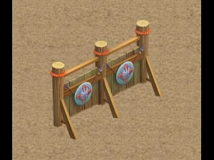 cartoon world - small wall 0204 3D Model