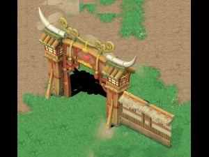 cartoon world - small wall 0304 3D 모델