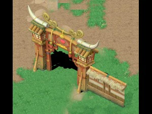 cartoon world - small wall 0304 3D Model