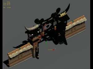 cartoon world - small wall 0304 3D 모델