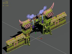 cartoon world - small wall 0304 3D 모델