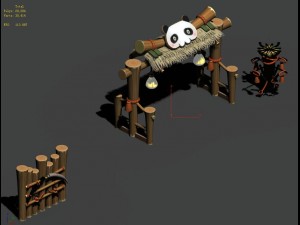 cartoon world - small wall 0404 Modelo 3D