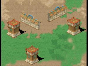 cartoon world - small wall 0504 3D Model