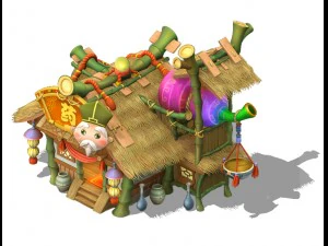 cartoon world - drugstore 3D Model