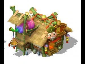 cartoon world - drugstore 3D Model