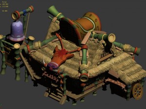 cartoon world - inn Modelo 3D