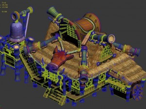 cartoon world - inn Modelo 3D