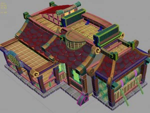 कार्टून वर्ल्ड - सराय 002 3D मॉडल