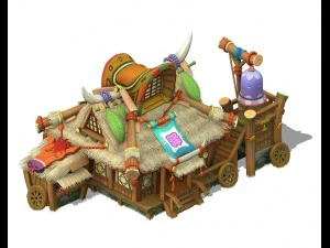 cartoon world - inn 04 3D Model