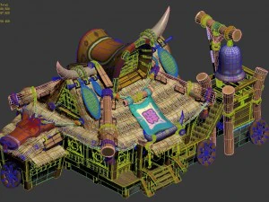 cartoon world - inn 04 3D Model