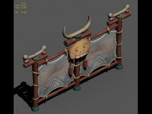 cartoon world - hidden sail 04 Model 3D