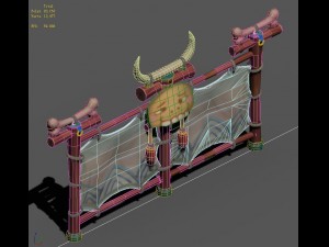 cartoon world - hidden sail 04 Model 3D