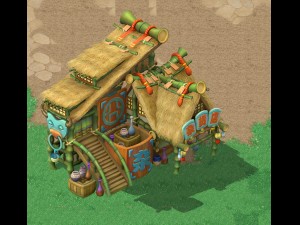 cartoon world - grocery store 3D Model