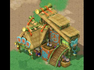 cartoon world - grocery store 3D Model
