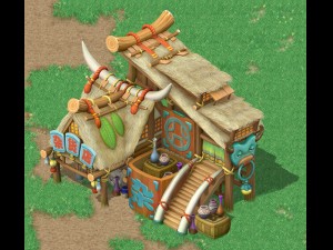 cartoon world - grocery store 04 3D Model