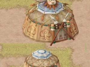 cartoon world - tent 12 3D Model