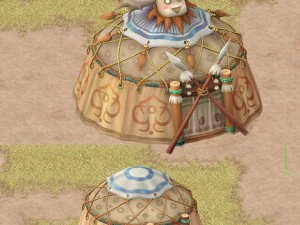 cartoon world - tent 12 3D Model