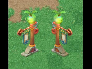 cartoon world - guide signs 04 3D Model