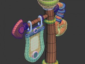 cartoon world - guide signs 04 3D Model