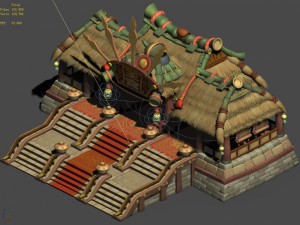 cartoon world - main hall Model 3D