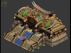 cartoon world - main hall 04 3D Model