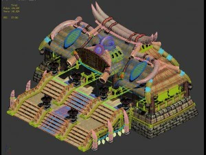 cartoon world - main hall 04 3D Model