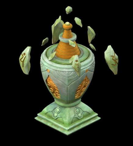 cartoon sky city - guangyin tian pagoda 3D Model .c4d .max .obj .3ds .fbx .stl .blend 