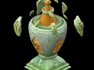 cartoon sky city - guangyin tian pagoda Modèle 3D