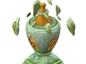 cartoon sky city - guangyin tian pagoda 3D Model