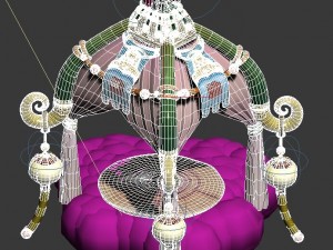 the city of cartoon sky - heaven Modelo 3D