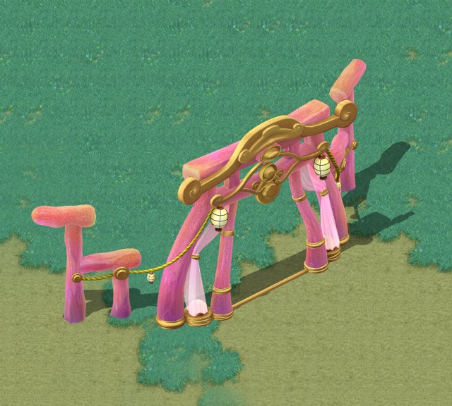 cartoon sky city - once upon a time 3Dモデル .c4d .max .obj .3ds .fbx .stl .blend 