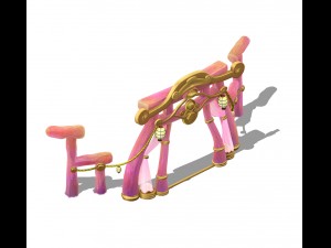 cartoon sky city - once upon a time 3Dモデル