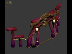 cartoon sky city - once upon a time 3Dモデル