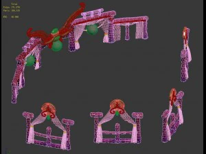 cartoon sky city - once upon a time superhero myst 3D Model