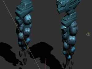 cartoon sky city - the main gate of the tree 3D Model