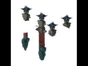 air buildings - tower 3D Model