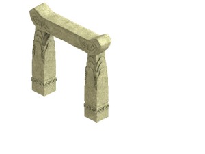 meteor alliance - stone arches 3D Модель