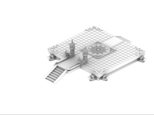 meteor alliance - central platform Modello 3D