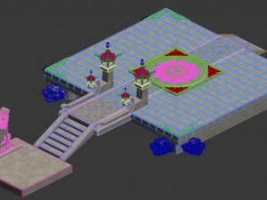 meteor alliance - central platform Modello 3D