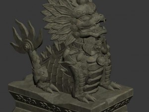 long health nine son - zhi 3D 模型