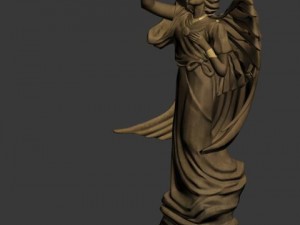 street light - angel 3D 모델